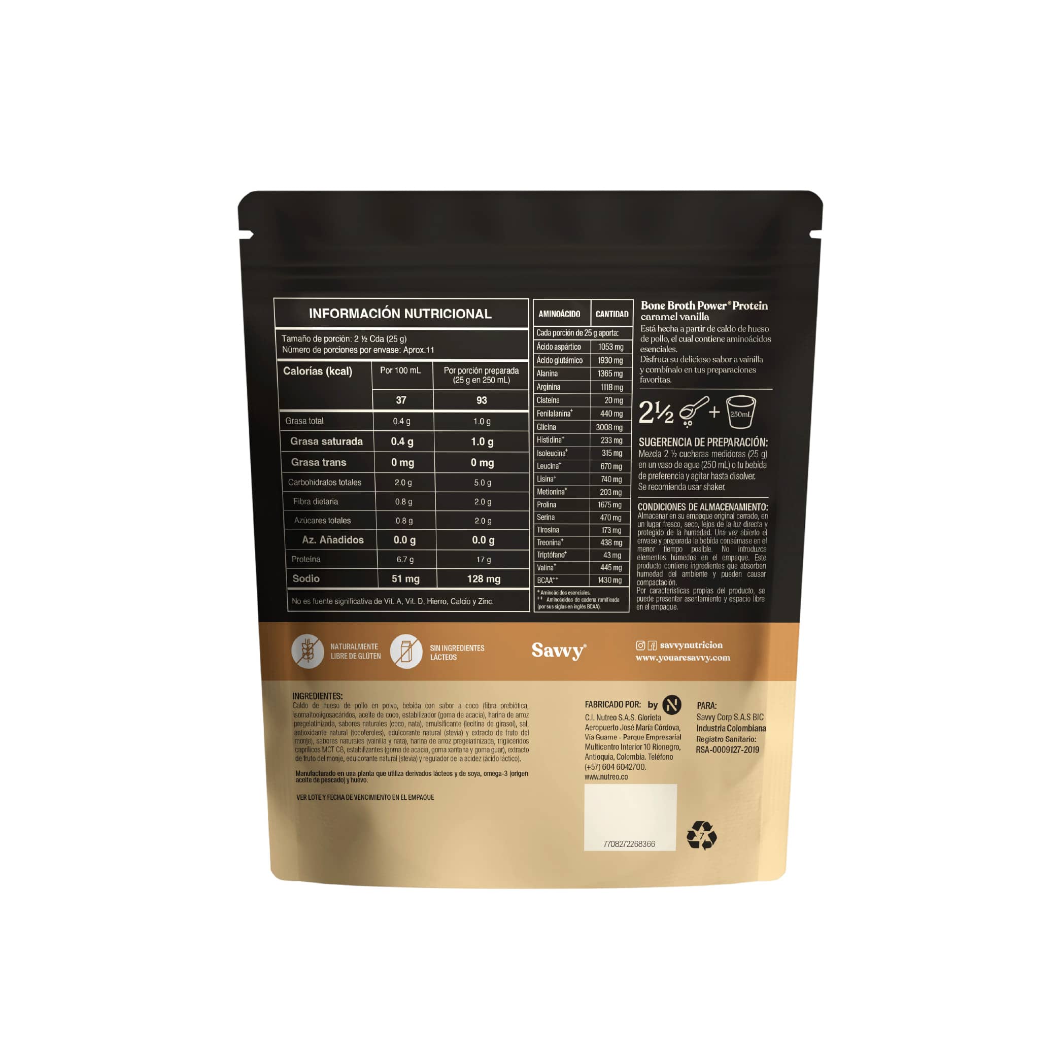 Bone Broth Power® caramel vanilla mini 280g