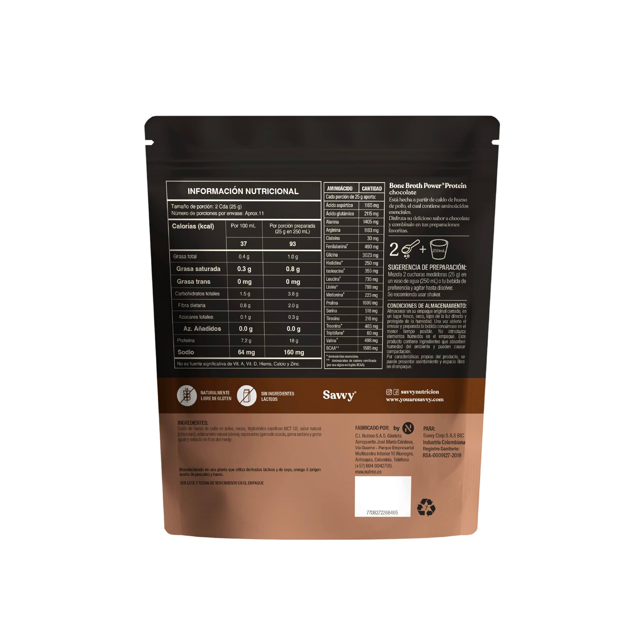 Bone Broth Power® chocolate mini 280g