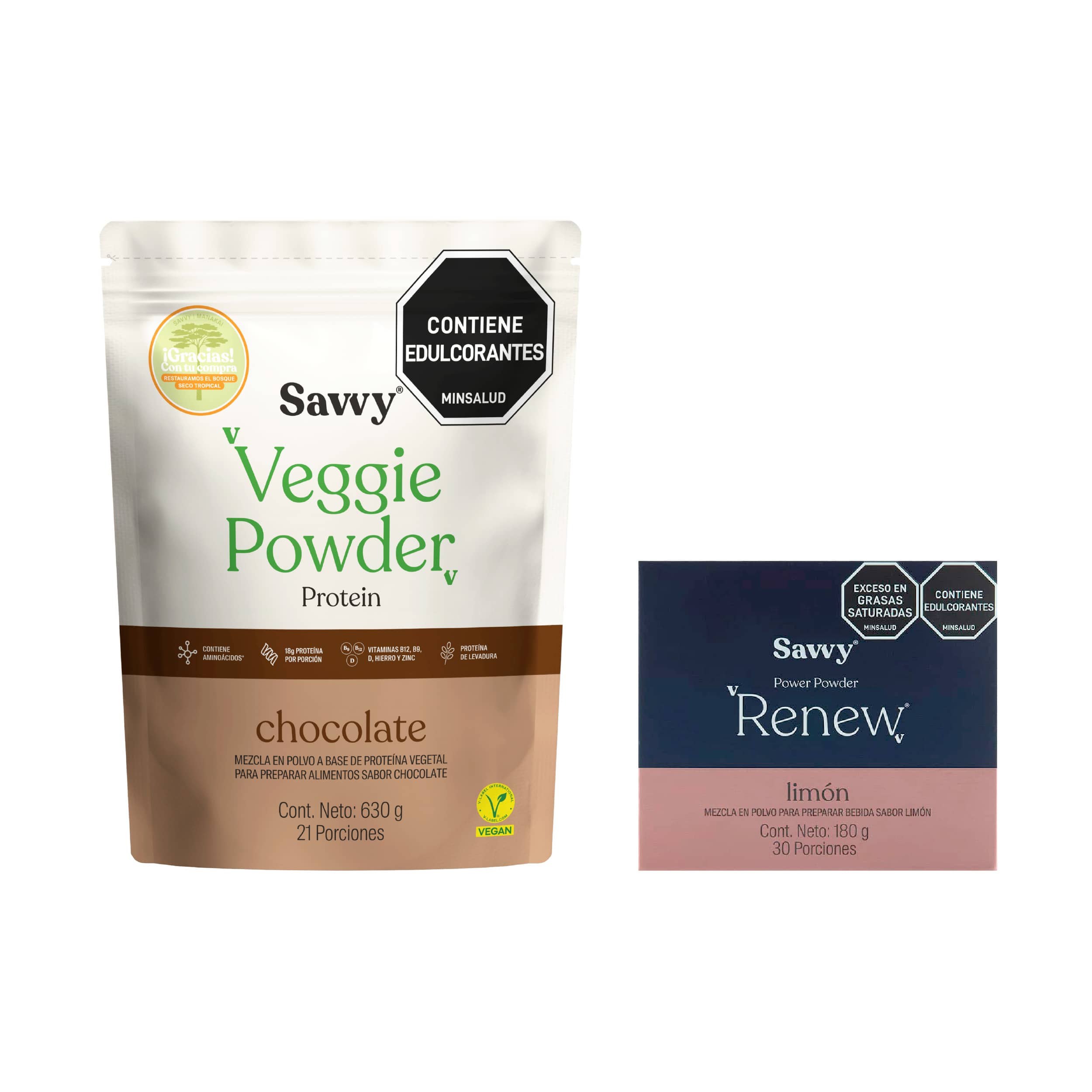 Colina y magnesio + Proteína