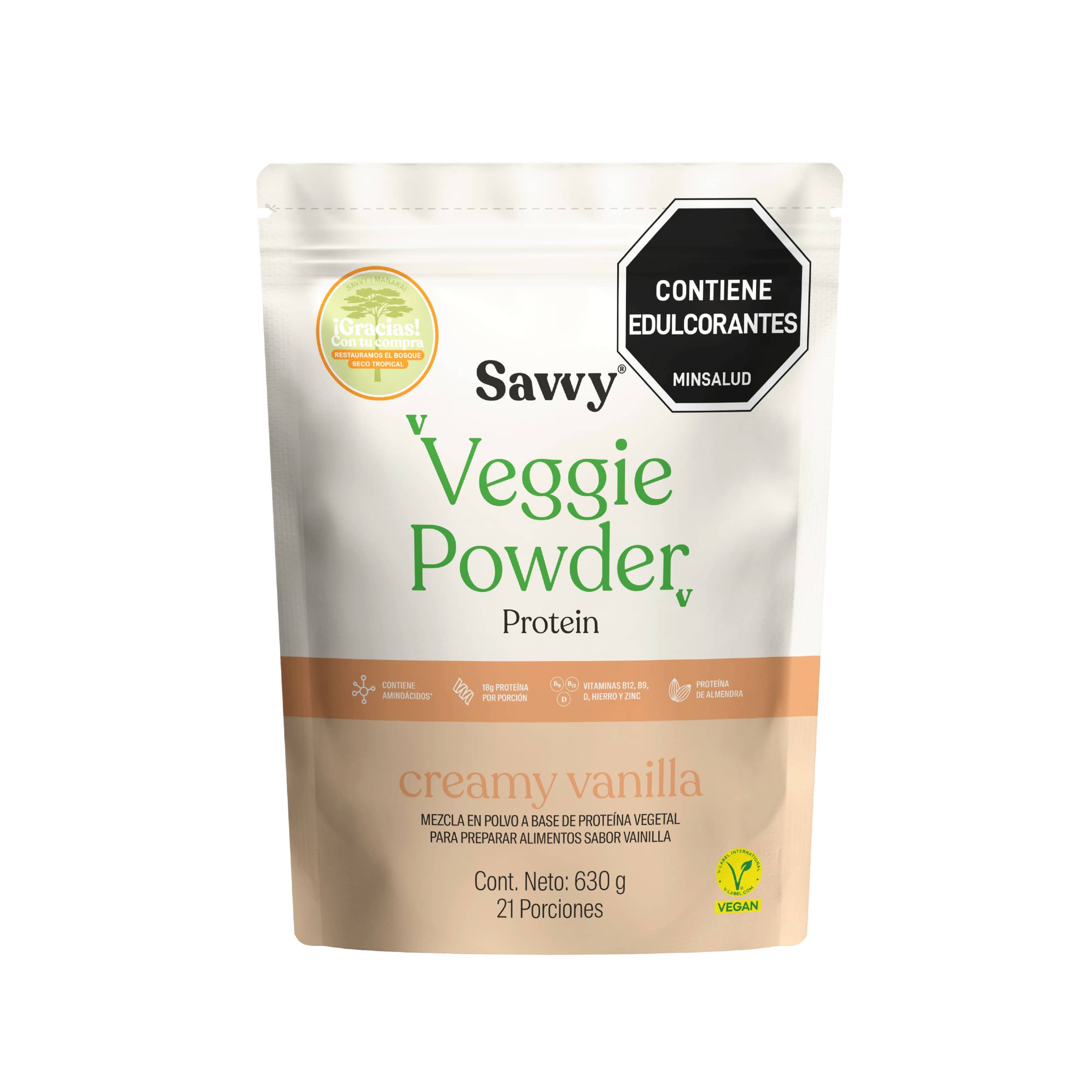 Veggie Powder creamy vanilla 630g