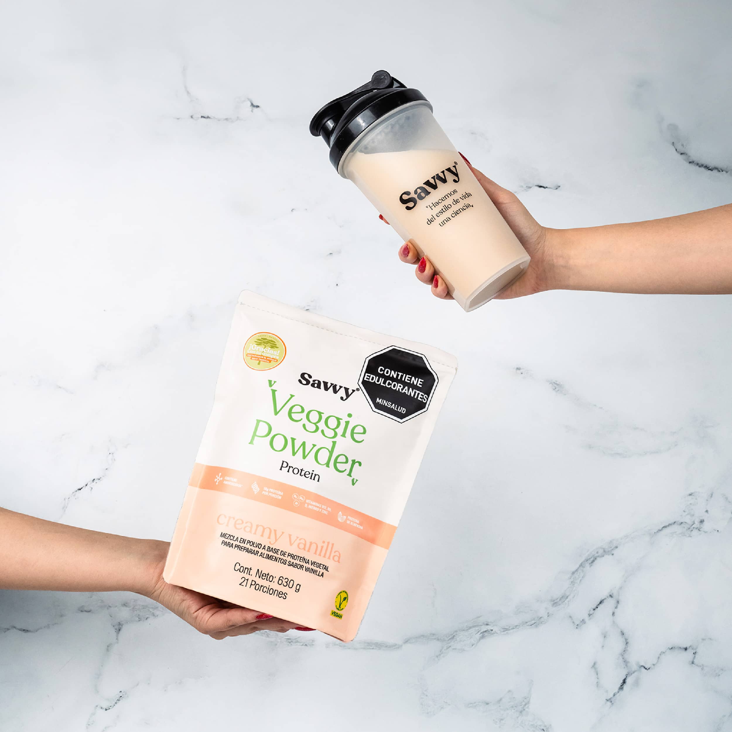 Veggie Powder creamy vanilla 630g