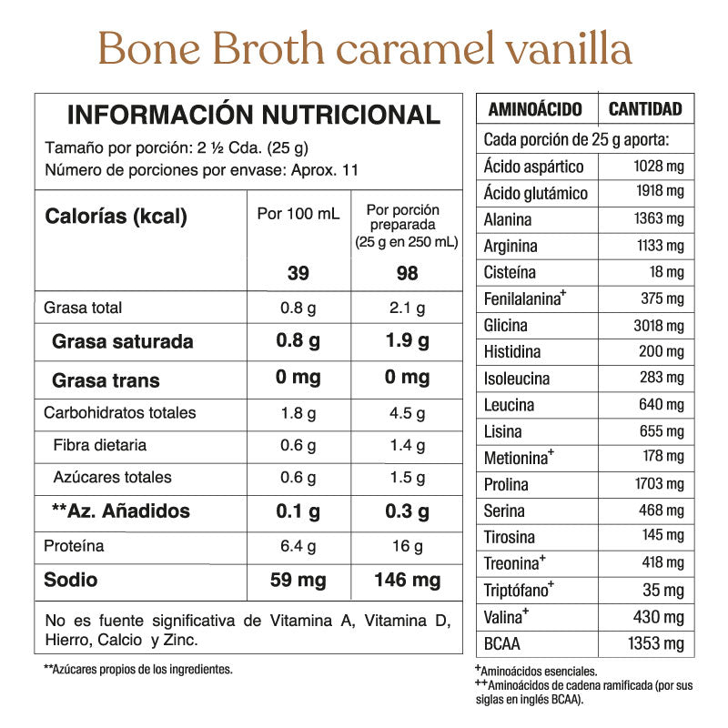 Bone Broth Power® caramel vanilla mini